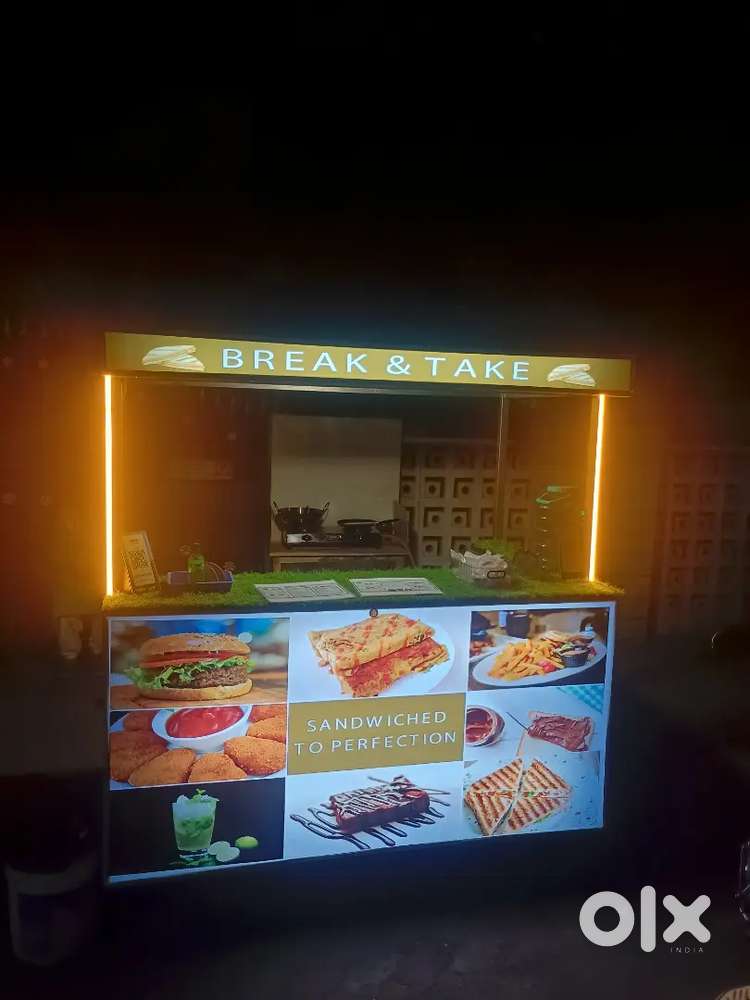 Salesman for road side shop