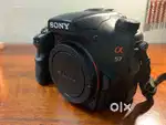 Sony Alpha 57 DSLR camera + 18-55 stock lens + 50mm prime lens
