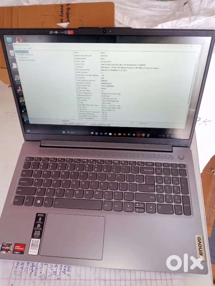 Selling new lenova laptop . 29999/-