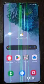 SAMSUNG S20+ GREEN LINES on Screen appear