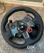 Logitech G29 Driving Force Racing Wheel - Black And Hand Break USED