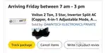 White)Voltas 2 Ton, 3 Star, Inverter Split AC