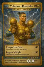 RONALDO CR7 1OUT OF 1CARD  AVAILABLE
