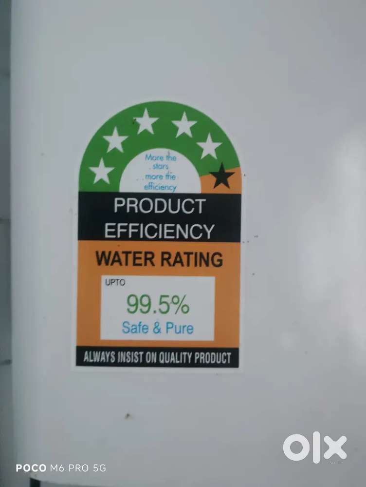 Rouv 100% pure water filter with copper, only six months used