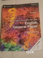 Cambridge International AS LEVEL English General Paper coursebook