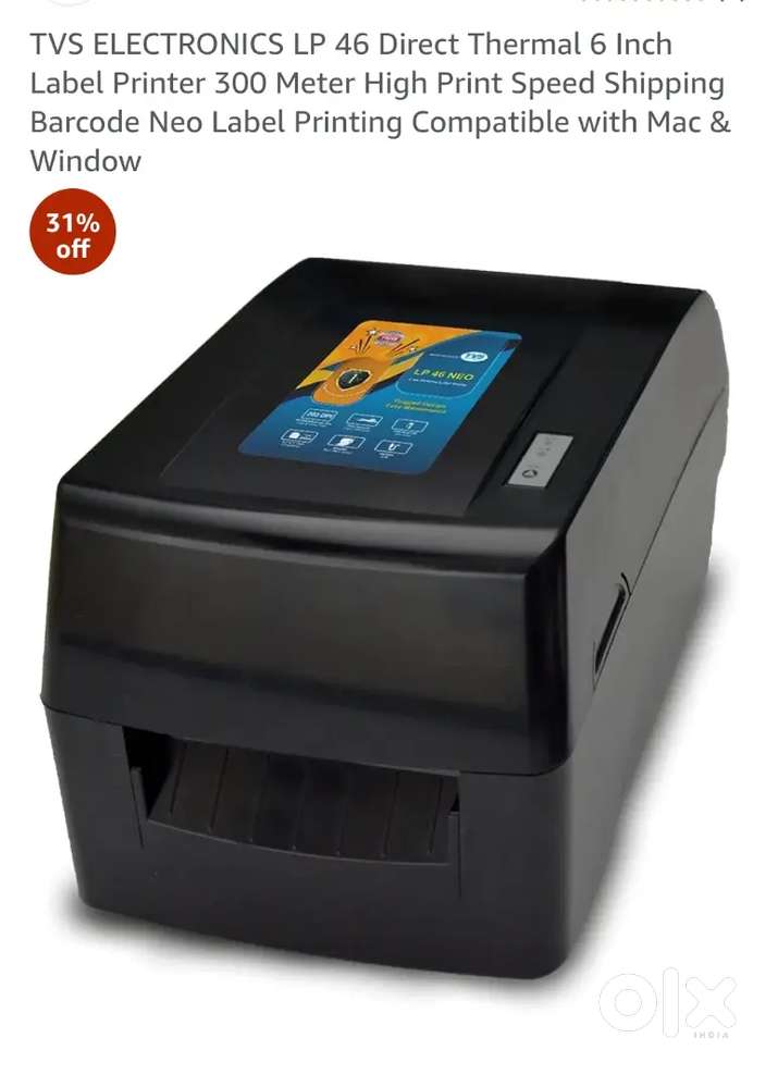TVS LP 46 neo thermal label printer