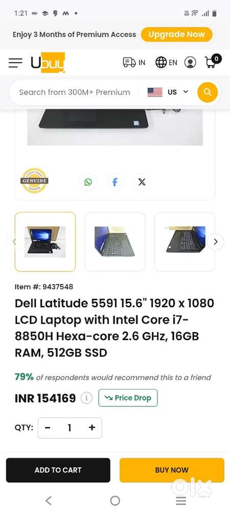 Dell Latitude 5591 Sale