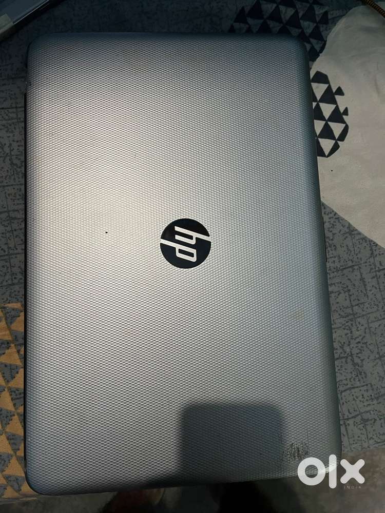 HP Silver color laptop