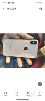 I phone xs 256 gb battery or display chng front camera not working