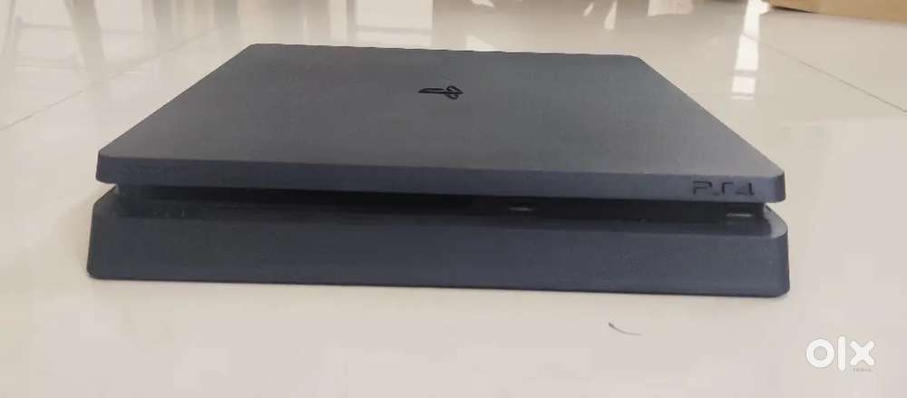 SONY PLAYSTATION 4 SLIM JET BLACK 500GB, DUALSHOCK 4 v2, 10 game discs