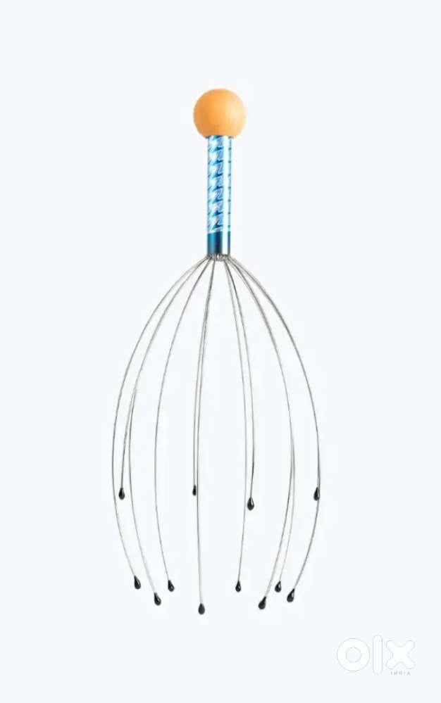 Gleva Octopus Head Scalp Massager (silver)