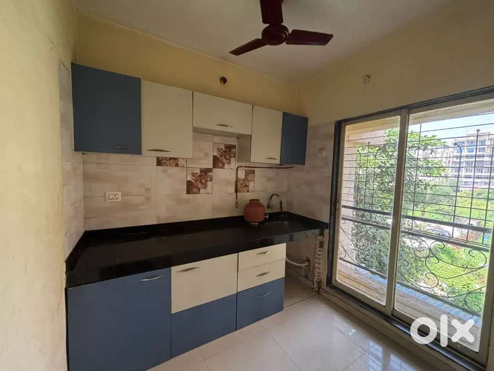Available 3BHK flat with modular kitchen big size terrace