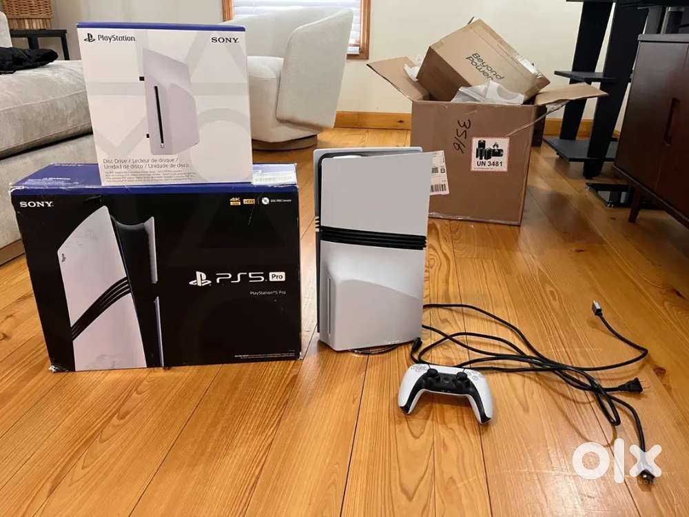 PlayStation 5 Pro Console With Disc Drive And Controller