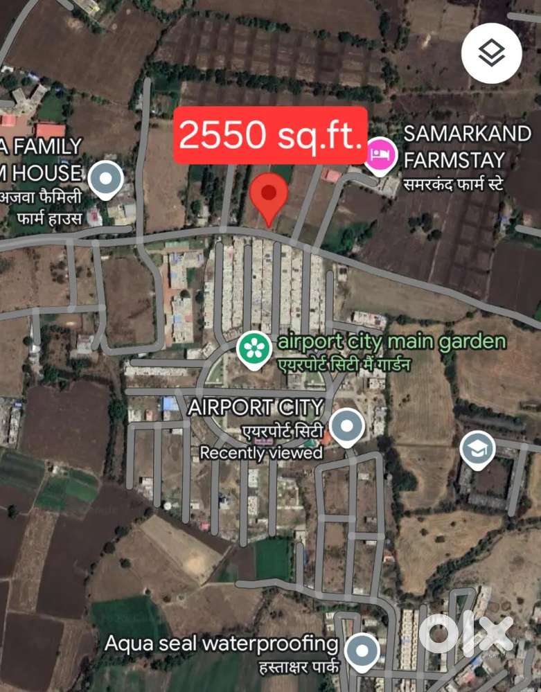 2550 sq.ft. plot opposite Airport City
