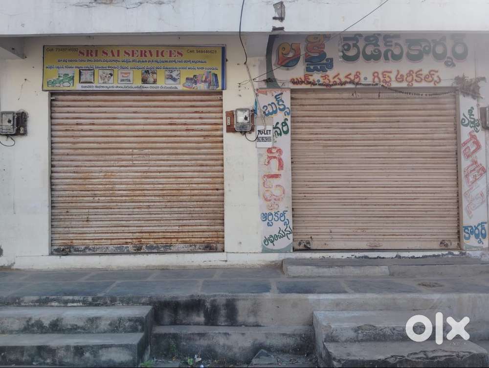 Shops for rent in prime residential area on main road north facing