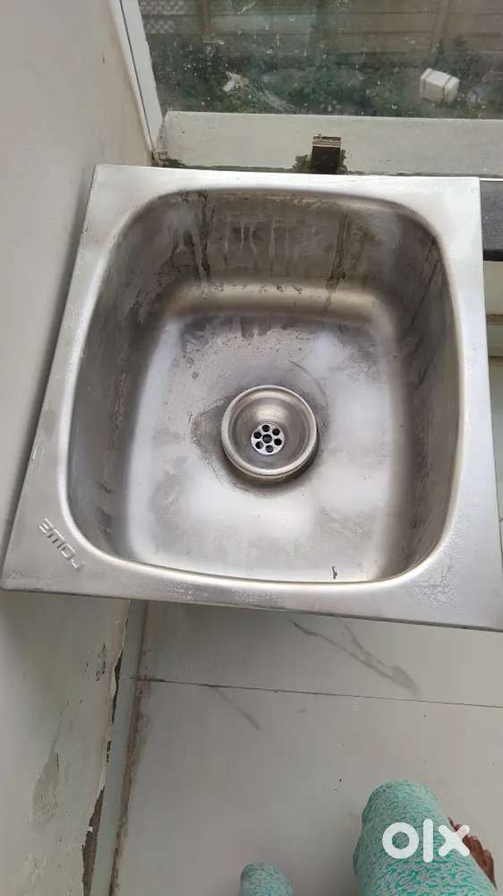 Steel wash basin unused big size