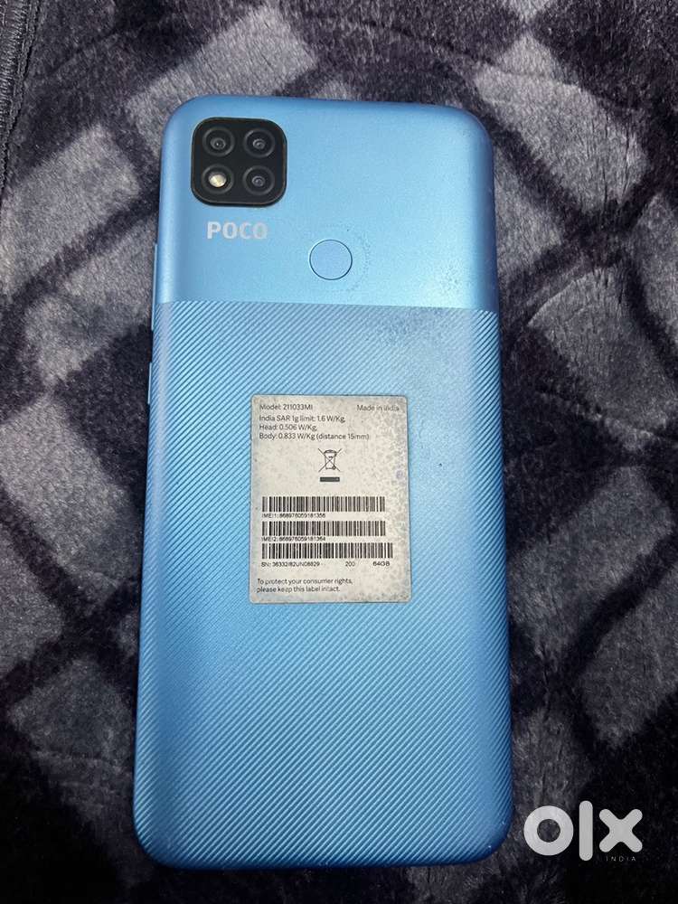 Poco C31 4 GB RAM 64 GB Storage