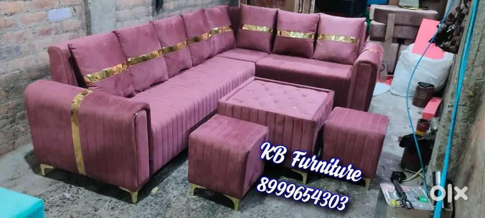 L SHAPE  LONGER  SOFA SET