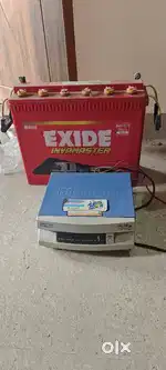 Inventor with battery