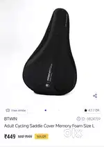 BTWIN

Adult Cycling Saddle Cover Memory Foam