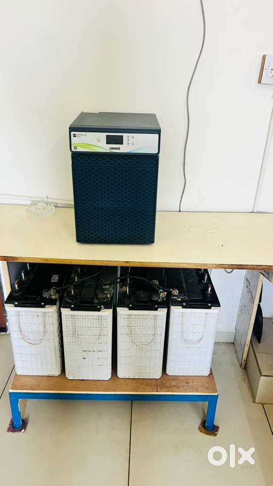 LUMINOUS INVERTER 4500+ OPTIMUS WITH 4 BATTERIES