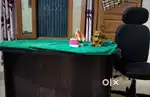 Computer table and chairs