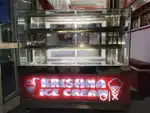 Cake display freezer