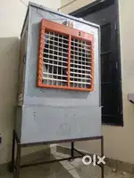 Cooler, steel body exhaust