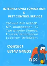 Pest control technician/ International fumigation