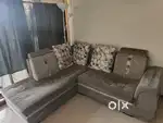 L Shape Sofa Set with lounger