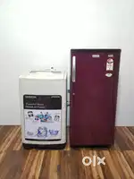 Electrolux single door refrigerator and Samsung washing machine