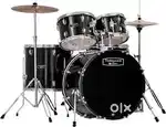 mapex tornado drums (black) 5 shells