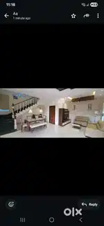 East Face 3 Bed Room Duplex Bungalow in Gated Community