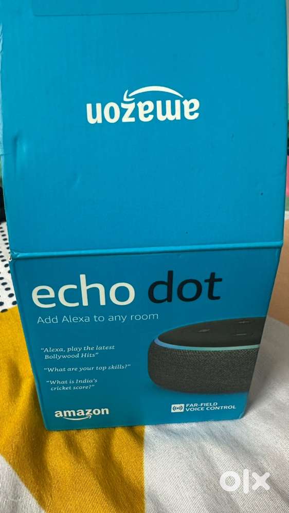 Echo Dot (3rd Gen) - Smart speaker with Alexa (Black) 100% Original.