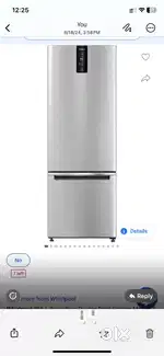 355l double door bottom fridge omega steel
