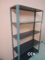 Free for delivery. 5 shelf steel rack new for sales