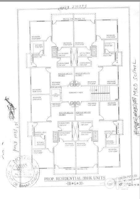 New Apartment 3 BHK Flats available for Rent