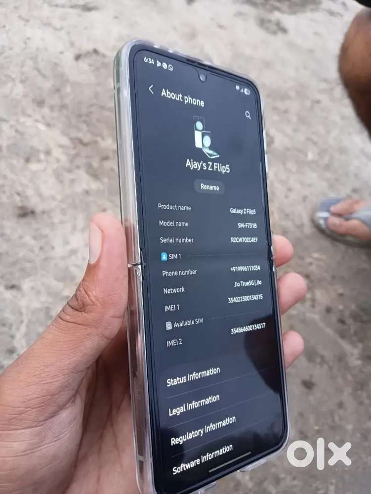 Samsung galaxy Flip 5 8+8GB RAM 256GB