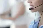 Female Telecalling Staff at Home appliances showroom