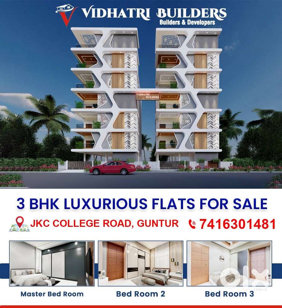 3bhk Luxurious flats for sale at jkc college road