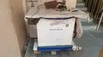Comercial steam press working
