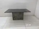 Dining table without chairs