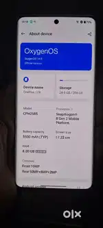 One plus 12r mint condition zero screh olny 7 month old 12.256 gb.