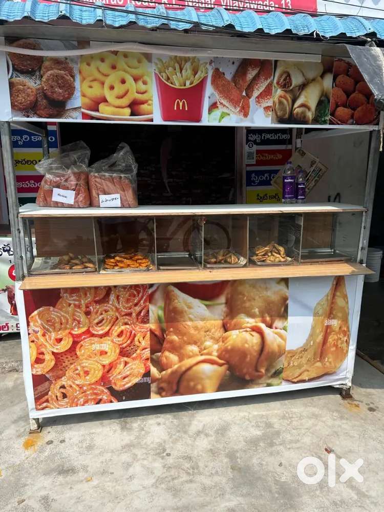 Tiffin / snack counter G A iron frame