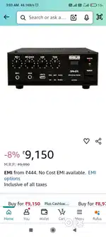 Ahuja amplifier dpt 370