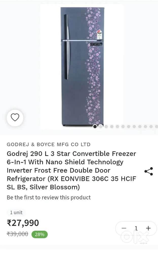 Godrej Eon Fridge Blossom Special Edition