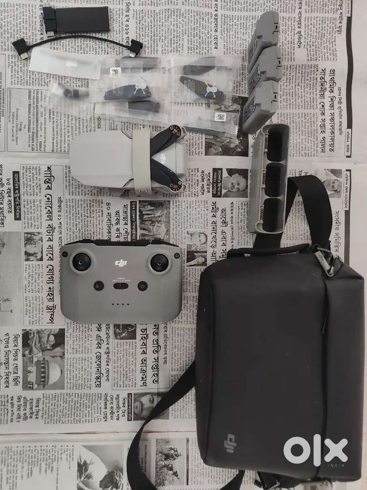 DJI Mini 2 with three batteries in working condition