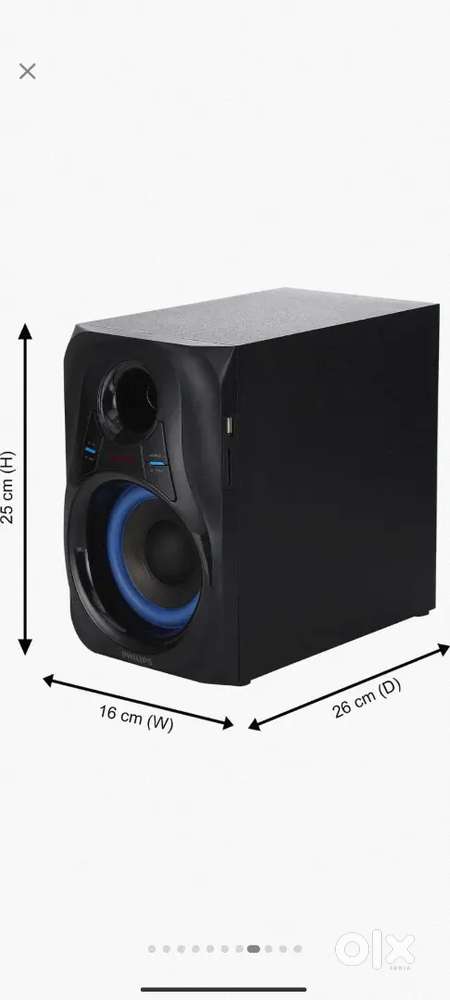 Philips portable bluetooth home theatre multimedia system