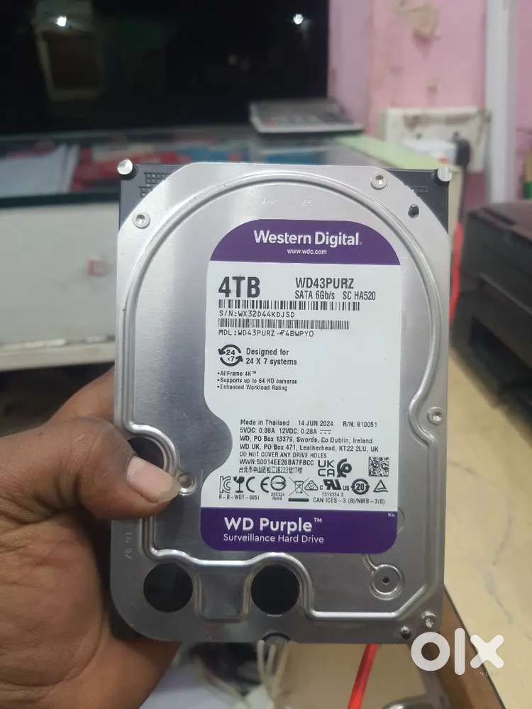 WD purple computer  hard disk