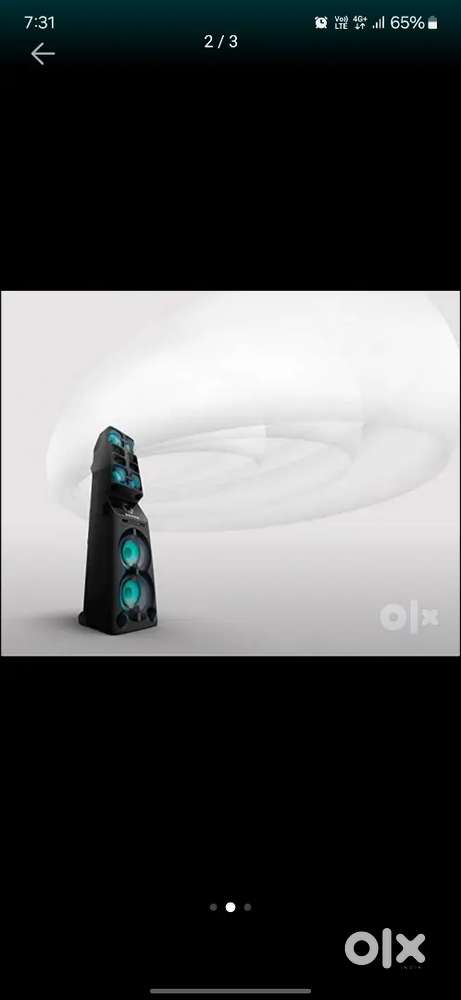 Sony music system speaker MHC -v90dw